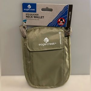 New Eagle Creek Travel Neck Wallet RFID Blocker NWT